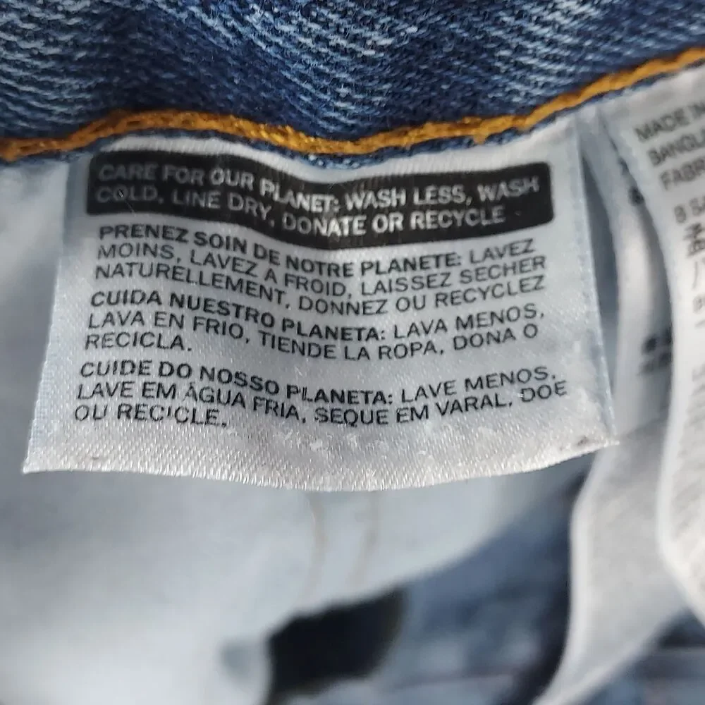 Levi’s 550 Relaxed Fit Jeans Men’s 40x30 Blue Denim Tapered Leg Zip Fly